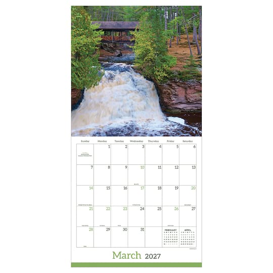 2027 Wisconsin Wall Calendar